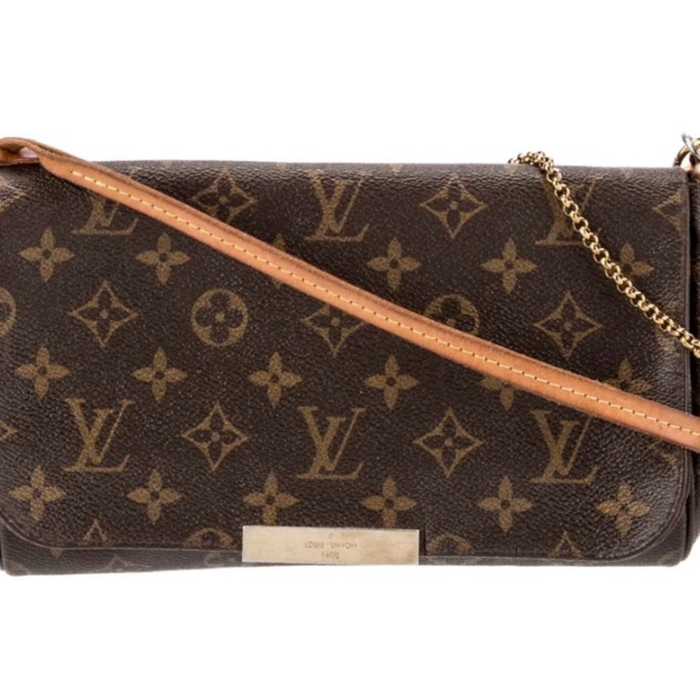 Louis Vuitton Tan and Brown Monogram Crossbody Bag